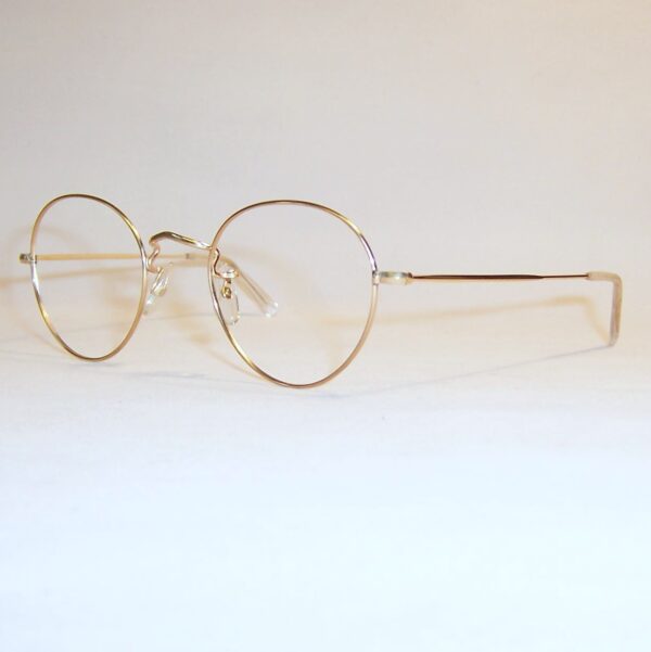 Classic gold filled mid-joint pantoscopic Algha frame - Image 3