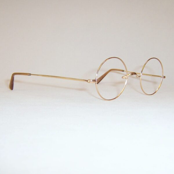 Classic gold filled round eye spectacles by Algha - John Lennon - Image 2