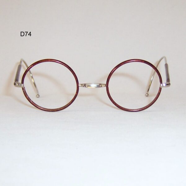 Classic nickel round eye spectacles by Algha