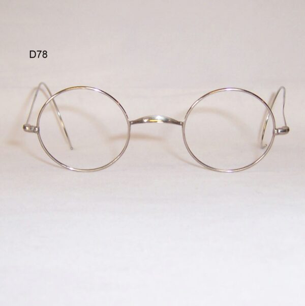 Classic nickel round eye spectacles by Algha