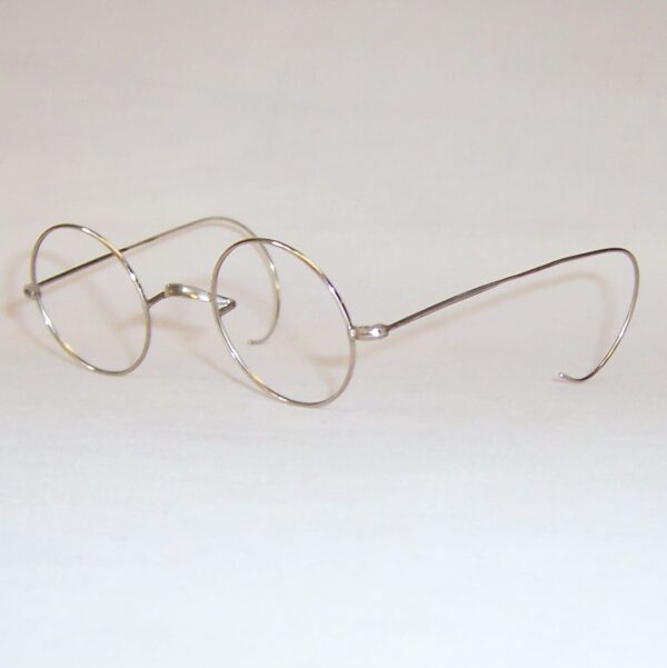 Classic nickel round eye spectacles by Algha - Image 3