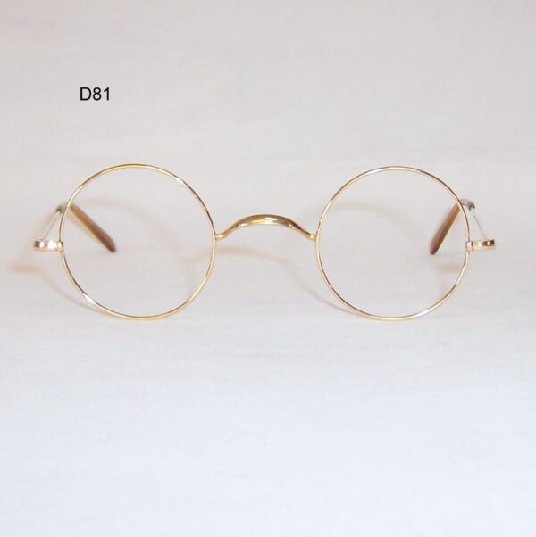 Classic gold filled round eye spectacles by Algha - John Lennon