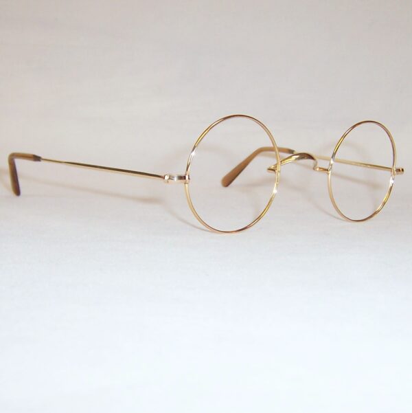 Classic gold filled round eye spectacles by Algha - John Lennon - Image 2