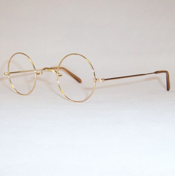 Classic gold filled round eye spectacles by Algha - John Lennon - Image 3