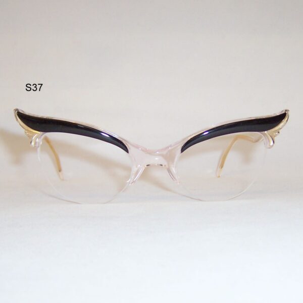 Exaggerated 1950/60's Brow line Supra Spectacles
