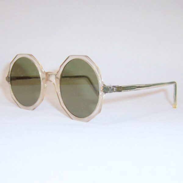 Original 1940s sunglasses with green flat lenses - Image 3