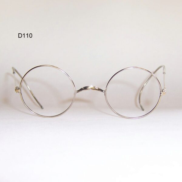Classic 1940s nickel round eye spectacles