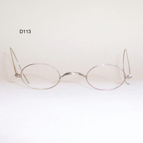 Edwardian nickel silver oval frame