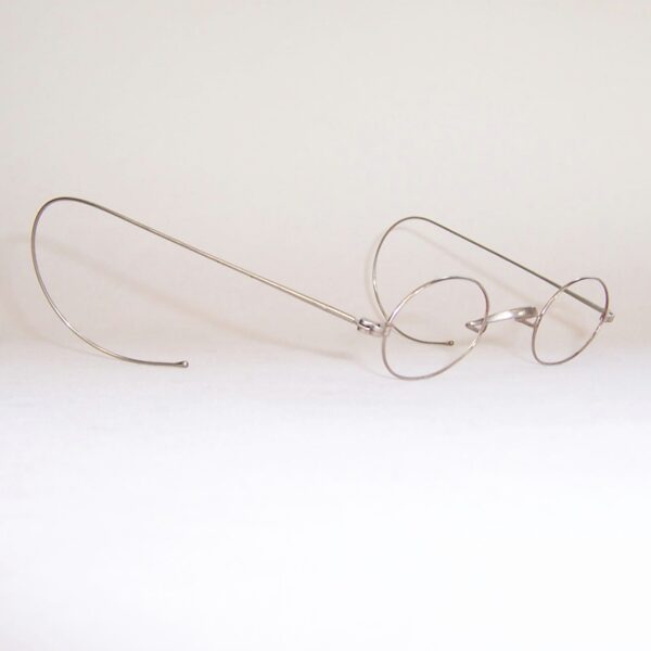 Edwardian nickel silver oval frame - Image 2