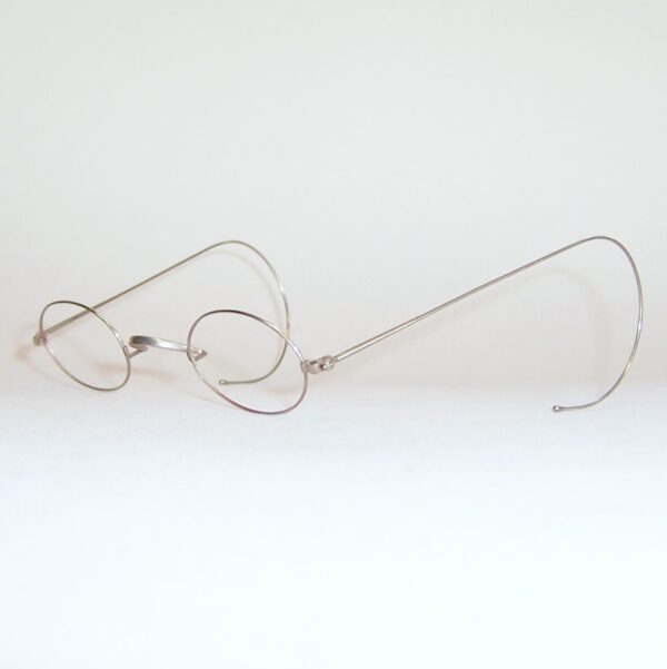 Edwardian nickel silver oval frame - Image 3