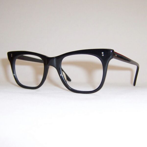 Vintage Black NHS "524" Spectacles - as worn by Morrissey - Image 3