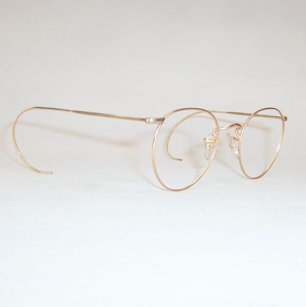 Classic gold filled panto eye spectacles by Algha - Image 2