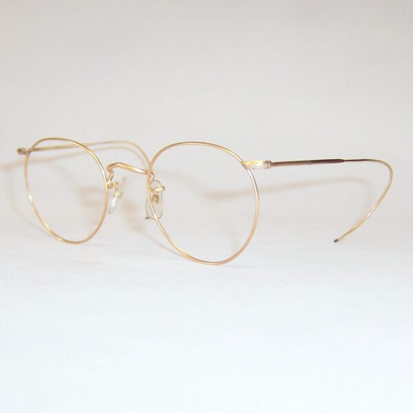 Classic gold filled panto eye spectacles by Algha - Image 3