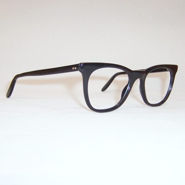 Vintage Black NHS "524" Spectacles - Large - Image 2