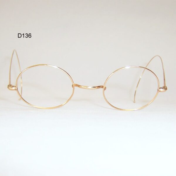 Edwardian gold filled deep oval frame