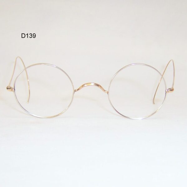 Gold Filled 1920/40s Round Deco Spectacles - Large