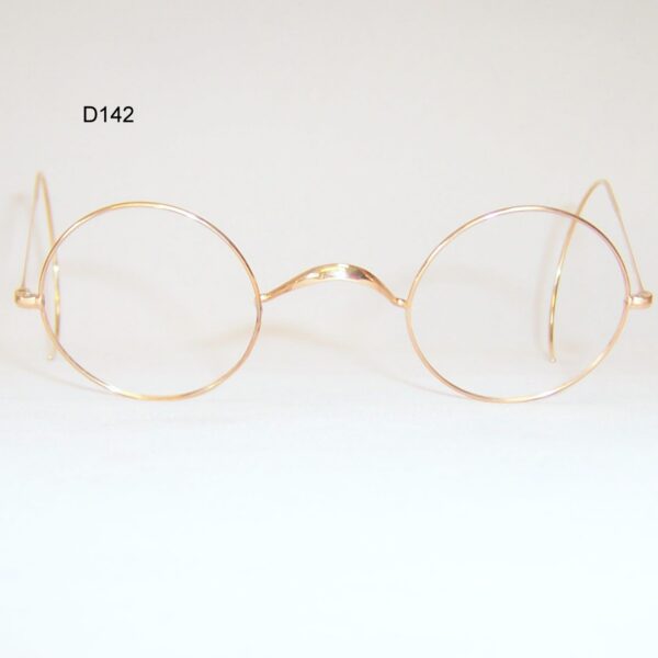 Gold Filled 1920/40s Round Deco Spectacles - Large