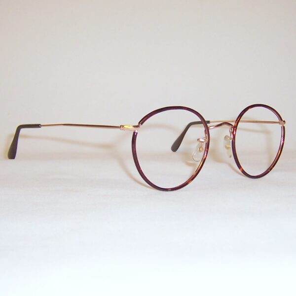 Classic 1970s gold/tortoiseshell Beaufort Windsor spectacles by Lesbro England - Image 2