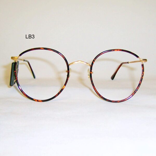 Classic 1970s gold/tortoiseshell Beaufort Windsor spectacles by Lesbro England