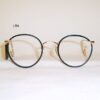 Classic 1970s gold/black Beaufort Windsor spectacles by Lesbro England