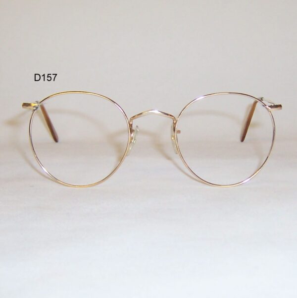 Classic gold filled panto eye spectacles by Algha