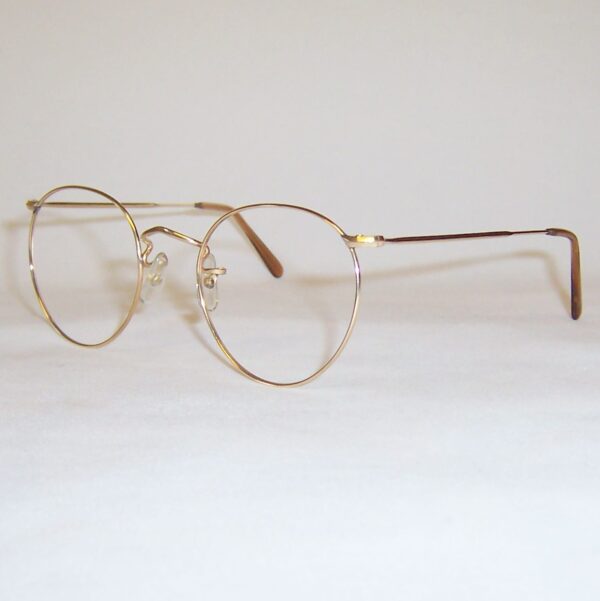 Classic gold filled panto eye spectacles by Algha - Image 3