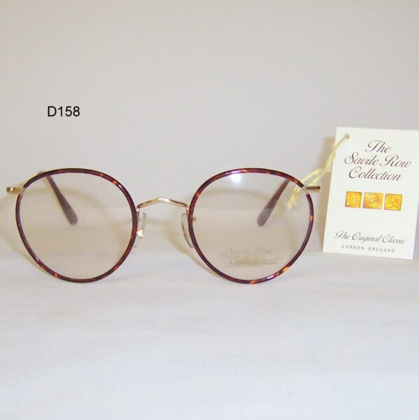 Classic Saville Row Collection gold filled panto eye spectacles by Algha