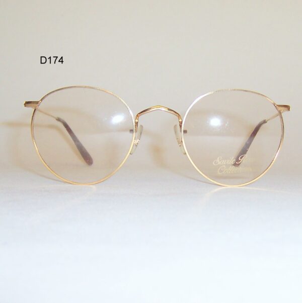 Classic Saville Row Collection gold filled panto eye spectacles by Algha