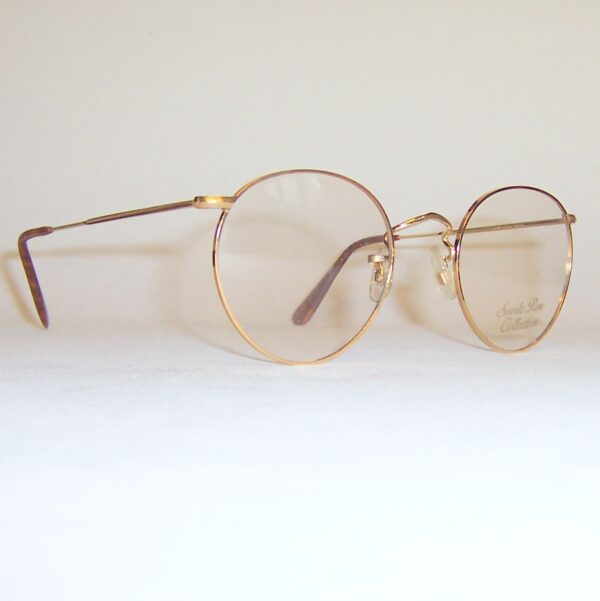 Classic Saville Row Collection gold filled panto eye spectacles by Algha - Image 2