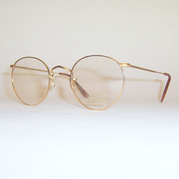 Classic Saville Row Collection gold filled panto eye spectacles by Algha - Image 3