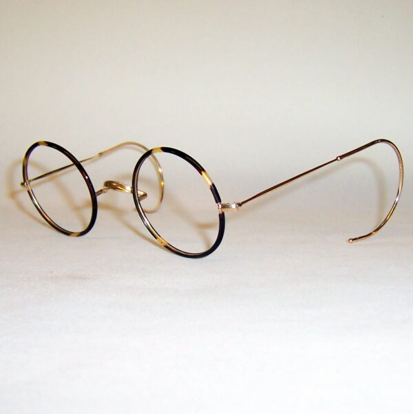 Classic gold filled round eye spectacles - Image 3