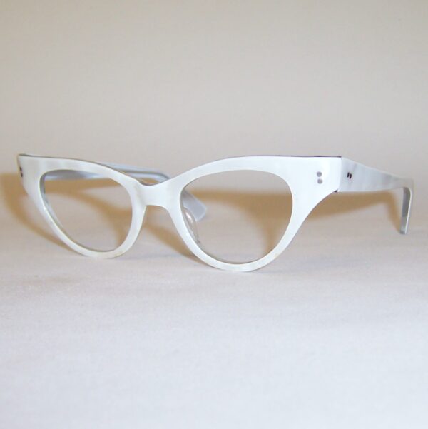 Classic 1950s Vintage Cat Eye Glasses - Image 3