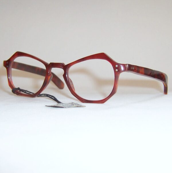 1920/40s unusual acetate library spectacles - Image 3