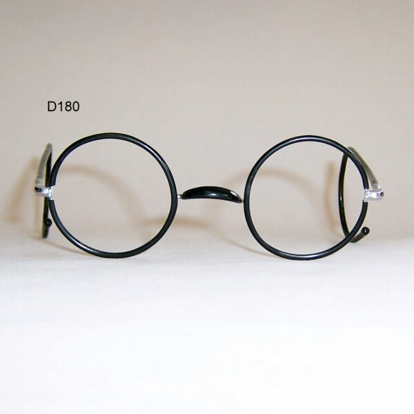 Nickel Silver/Black 1940s spectacles