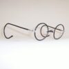Nickel Silver/Black 1940s spectacles - Image 2