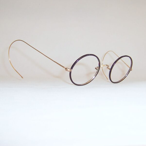 Classic gold filled round eye spectacles - Image 2