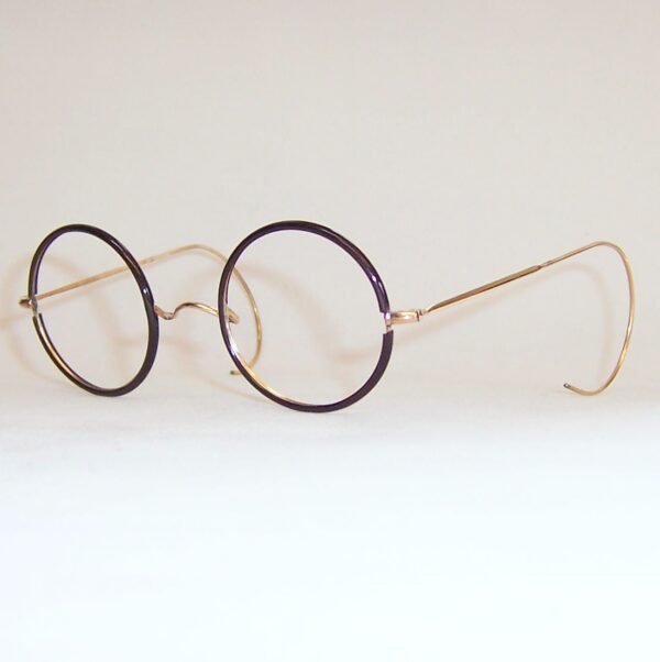 Classic gold filled round eye spectacles - Image 3