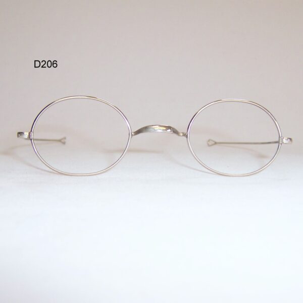 Edwardian nickel oval frame