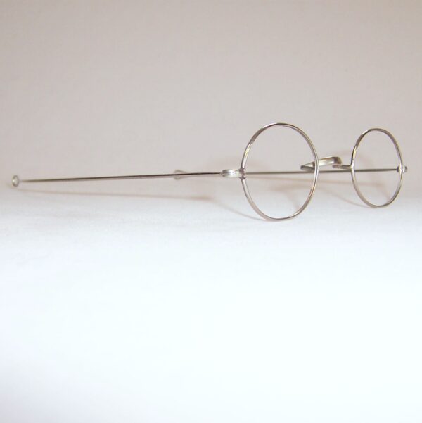 Edwardian nickel oval frame - Image 2