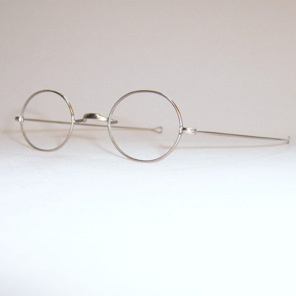 Edwardian nickel oval frame - Image 3