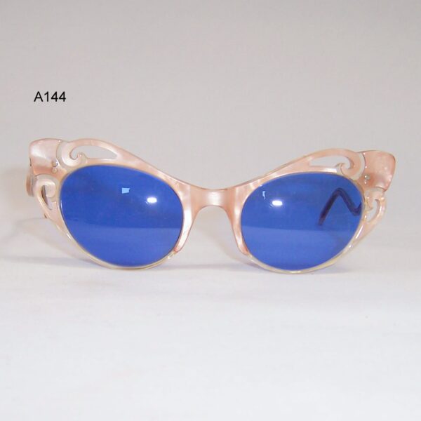 Exotic 1960's Cats Eye Spectacles with new sunglass lenses