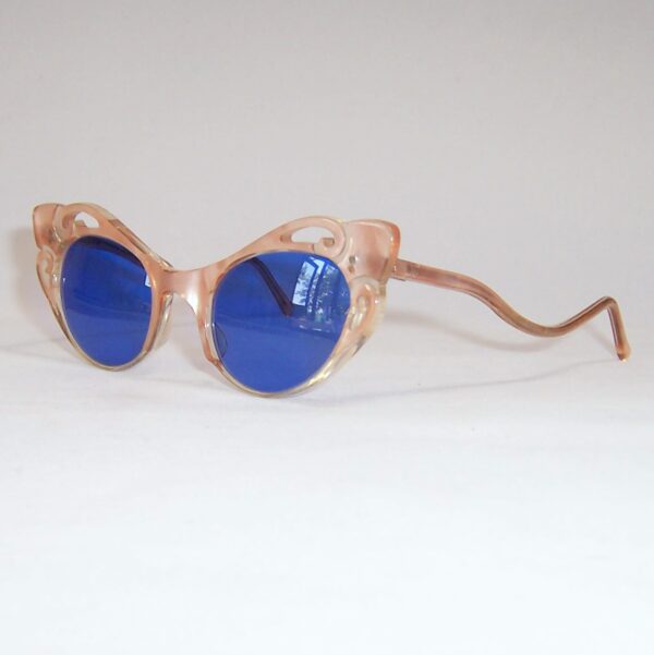 Exotic 1960's Cats Eye Spectacles with new sunglass lenses - Image 3
