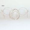 Edwardian nickel oval frame
