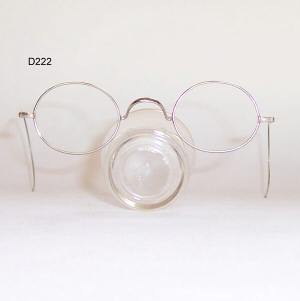Edwardian nickel oval frame