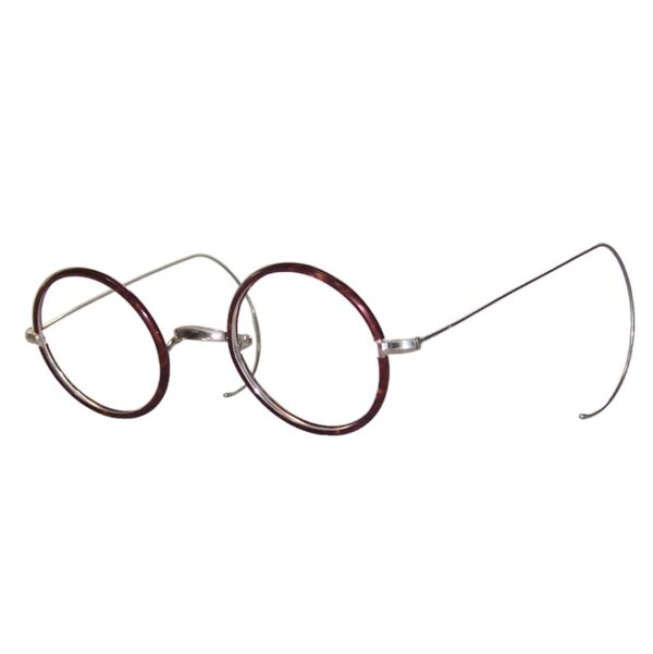 Nickel Silver and Tortoise 1940s spectacles - Image 3