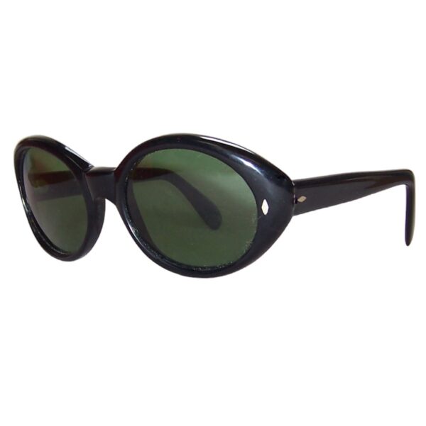 1960s Italian sunglasses with original green glass lenses - Image 3
