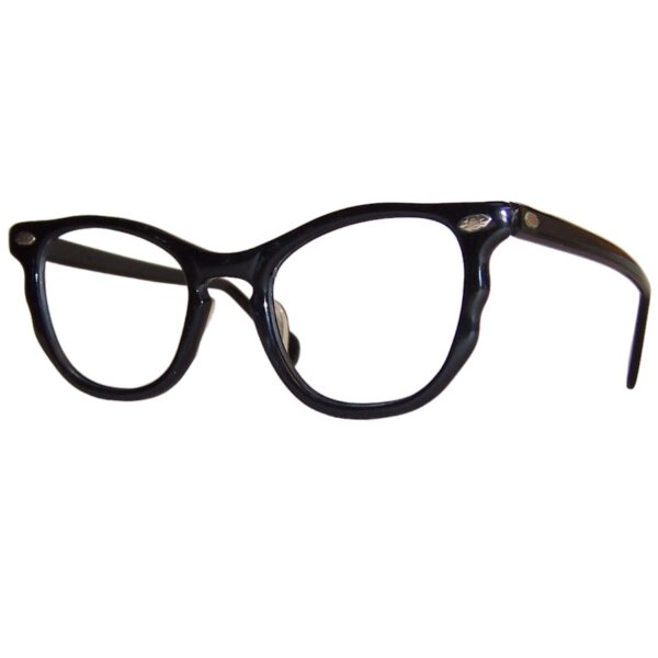 Classic 1950s Vintage Cat Eye Glasses - Large - Image 3