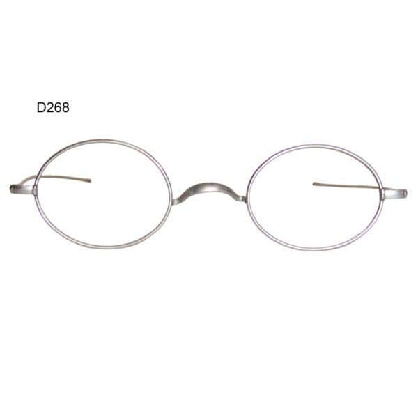 Edwardian nickel oval frame