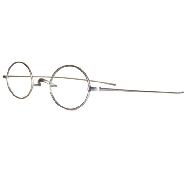 Edwardian nickel oval frame - Image 3