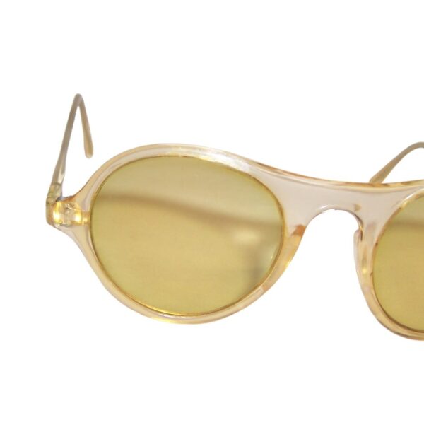 Original 1930/40s sunglasses with original flat amber glass lenses - Image 4